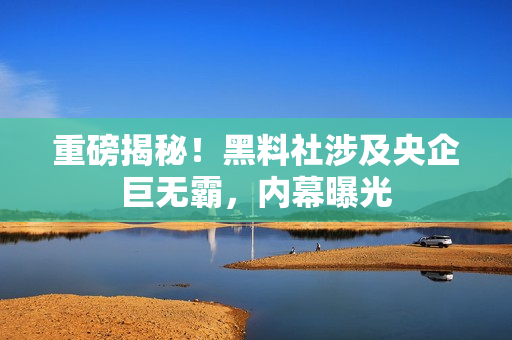 重磅揭秘！黑料社涉及央企巨无霸，内幕曝光