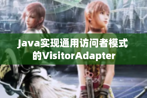 Java实现通用访问者模式的VisitorAdapter