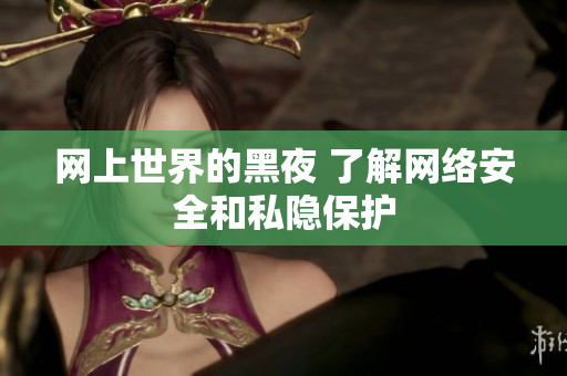 网上世界的黑夜 了解网络安全和私隐保护