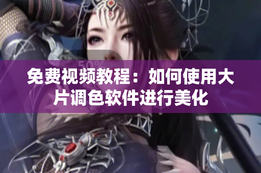 免费视频教程：如何使用大片调色软件进行美化