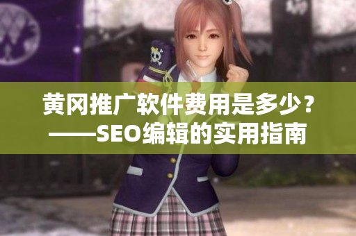 黄冈推广软件费用是多少？——SEO编辑的实用指南
