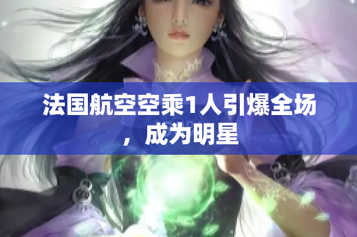 法国航空空乘1人引爆全场，成为明星