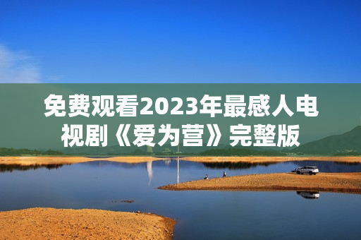 免费观看2023年最感人电视剧《爱为营》完整版