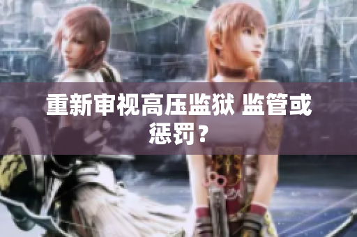 重新审视高压监狱 监管或惩罚？