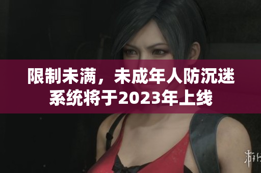 限制未满，未成年人防沉迷系统将于2023年上线