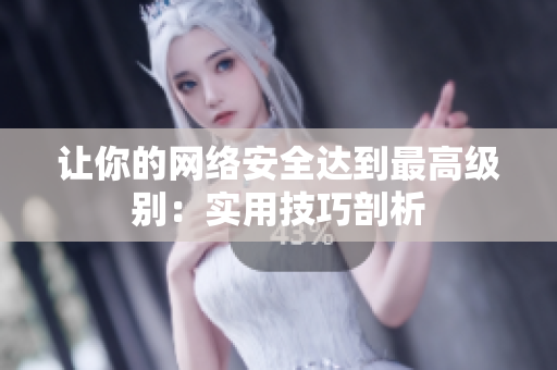 让你的网络安全达到最高级别：实用技巧剖析