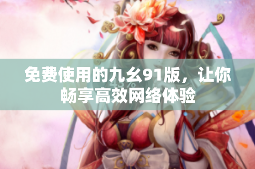 免费使用的九幺91版，让你畅享高效网络体验