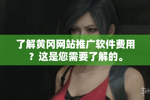 了解黄冈网站推广软件费用？这是您需要了解的。