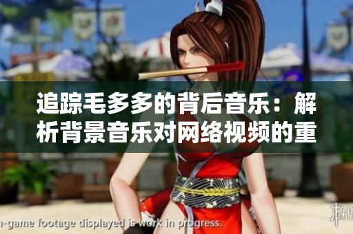 追踪毛多多的背后音乐：解析背景音乐对网络视频的重要性