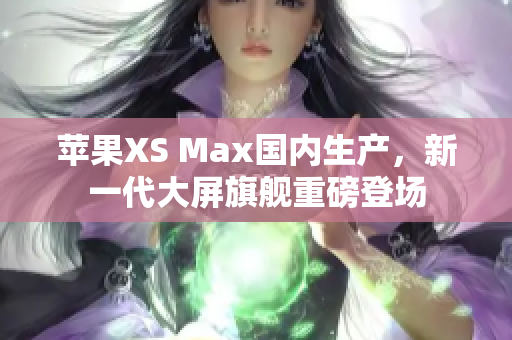 苹果XS Max国内生产，新一代大屏旗舰重磅登场