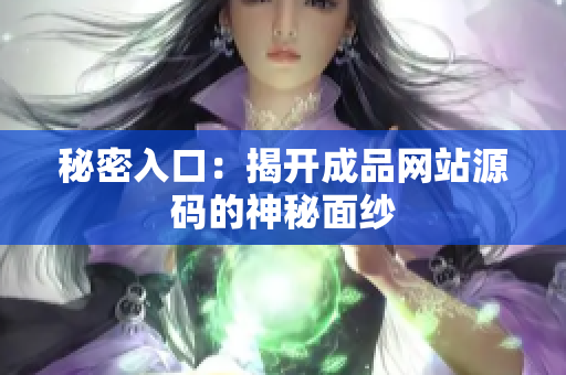 秘密入口：揭开成品网站源码的神秘面纱