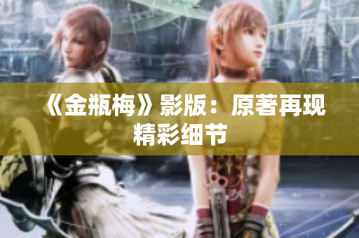《金瓶梅》影版：原著再现精彩细节