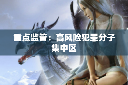 重点监管：高风险犯罪分子集中区