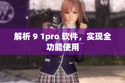 解析 9 1pro 软件，实现全功能使用