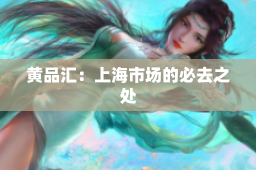 黄品汇：上海市场的必去之处