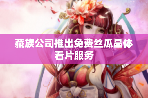 藏族公司推出免费丝瓜晶体看片服务