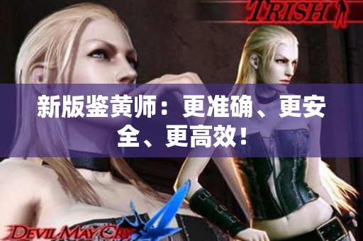 新版鉴黄师：更准确、更安全、更高效！