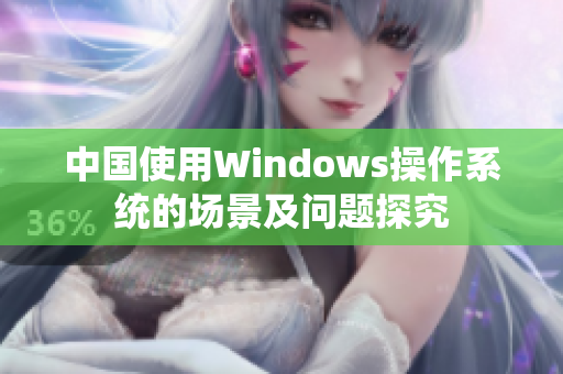 中国使用Windows操作系统的场景及问题探究