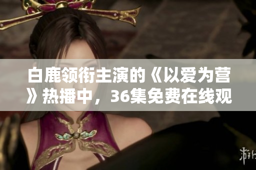白鹿领衔主演的《以爱为营》热播中，36集免费在线观看