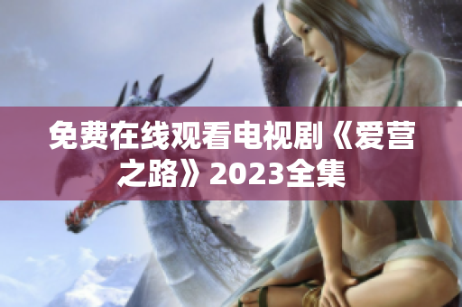 免费在线观看电视剧《爱营之路》2023全集
