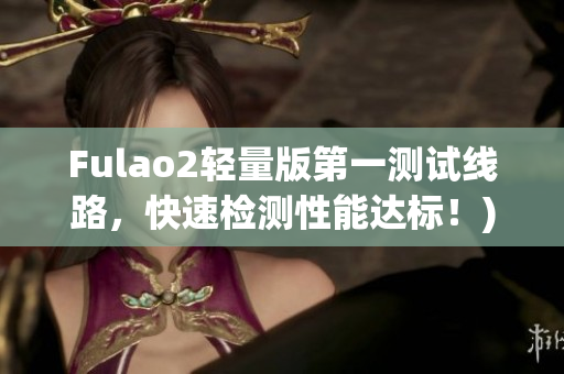 Fulao2轻量版第一测试线路，快速检测性能达标！)