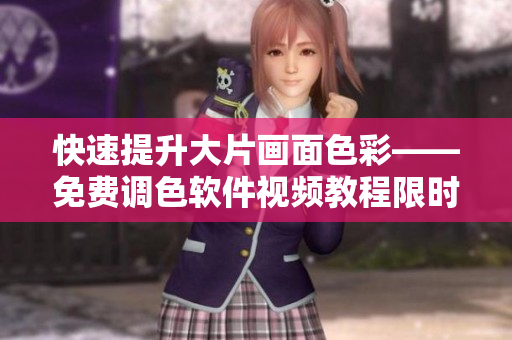 快速提升大片画面色彩——免费调色软件视频教程限时下载