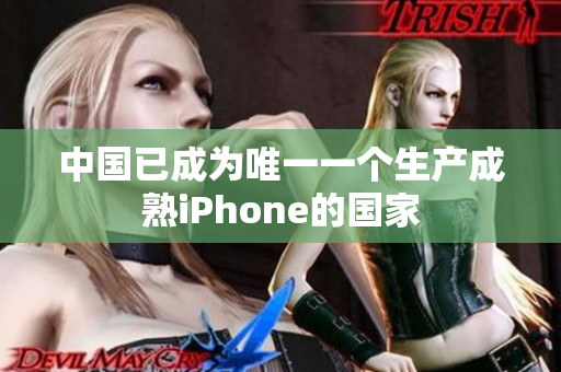 中国已成为唯一一个生产成熟iPhone的国家