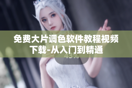 免费大片调色软件教程视频下载-从入门到精通