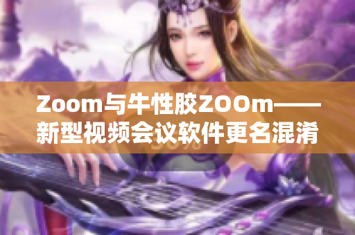 Zoom与牛性胶ZOOm——新型视频会议软件更名混淆