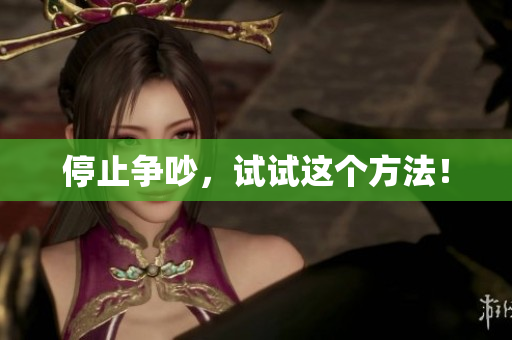 停止争吵，试试这个方法！