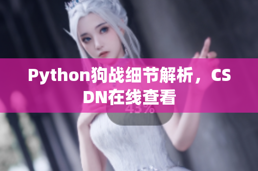 Python狗战细节解析，CSDN在线查看