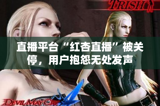 直播平台“红杏直播”被关停，用户抱怨无处发声