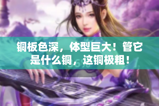 铜板色深，体型巨大！管它是什么铜，这铜极粗！