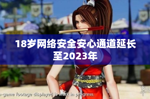 18岁网络安全安心通道延长至2023年
