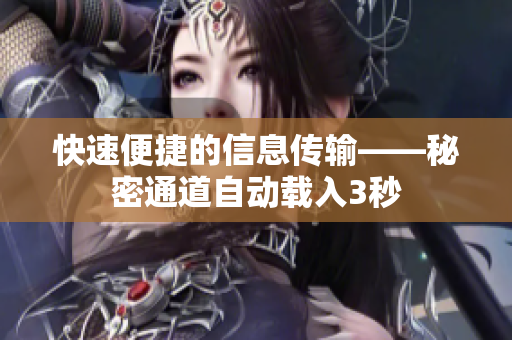 快速便捷的信息传输——秘密通道自动载入3秒