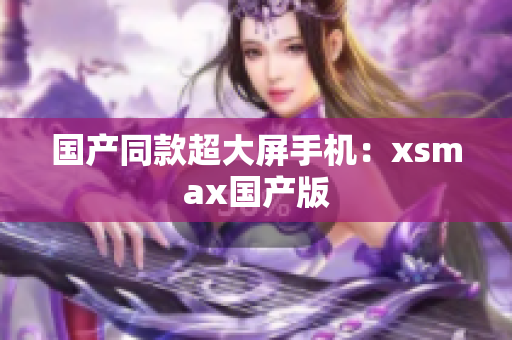 国产同款超大屏手机：xsmax国产版
