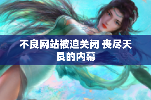 不良网站被迫关闭 丧尽天良的内幕