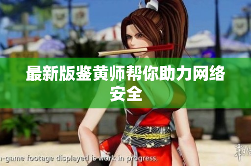最新版鉴黄师帮你助力网络安全