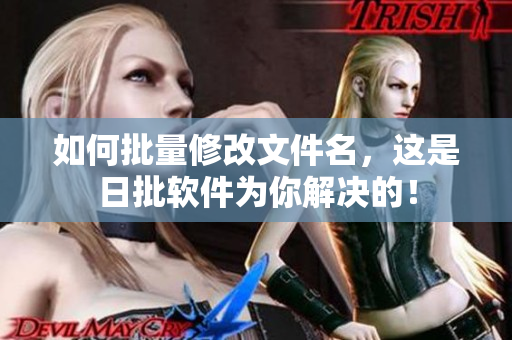 如何批量修改文件名，这是日批软件为你解决的！