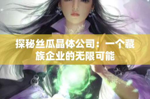 探秘丝瓜晶体公司：一个藏族企业的无限可能