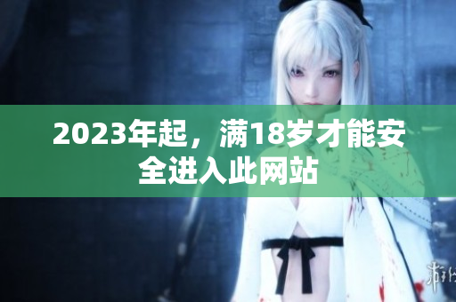 2023年起，满18岁才能安全进入此网站