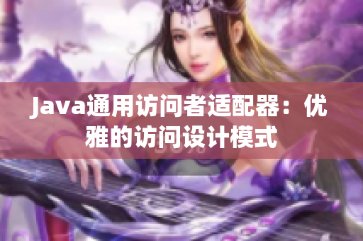 Java通用访问者适配器：优雅的访问设计模式