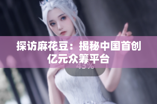 探访麻花豆：揭秘中国首创亿元众筹平台