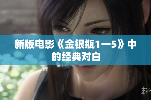 新版电影《金银瓶1一5》中的经典对白