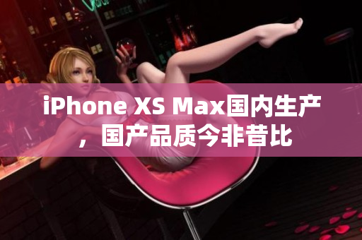 iPhone XS Max国内生产 ，国产品质今非昔比