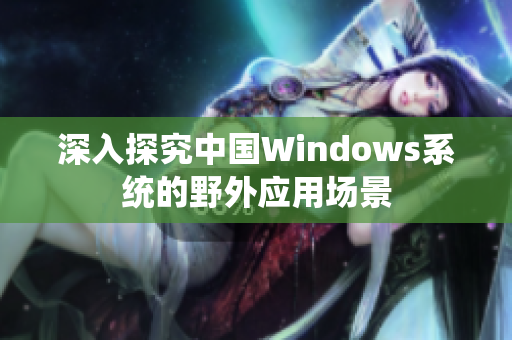 深入探究中国Windows系统的野外应用场景