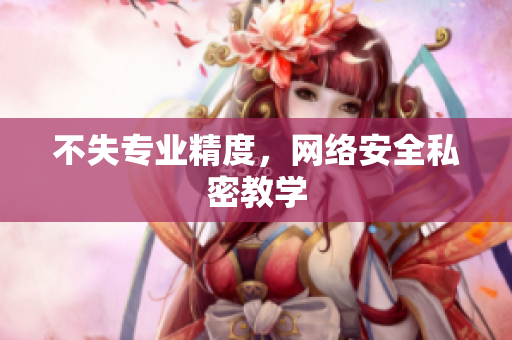 不失专业精度，网络安全私密教学