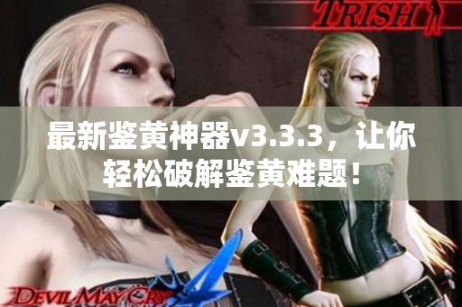 最新鉴黄神器v3.3.3，让你轻松破解鉴黄难题！