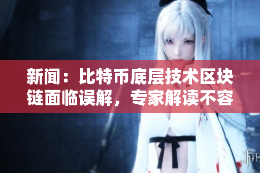新闻：比特币底层技术区块链面临误解，专家解读不容错过
