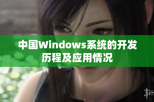 中国Windows系统的开发历程及应用情况